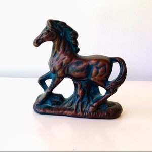 Vintage Ceramic Small Horse Figurine - Japan